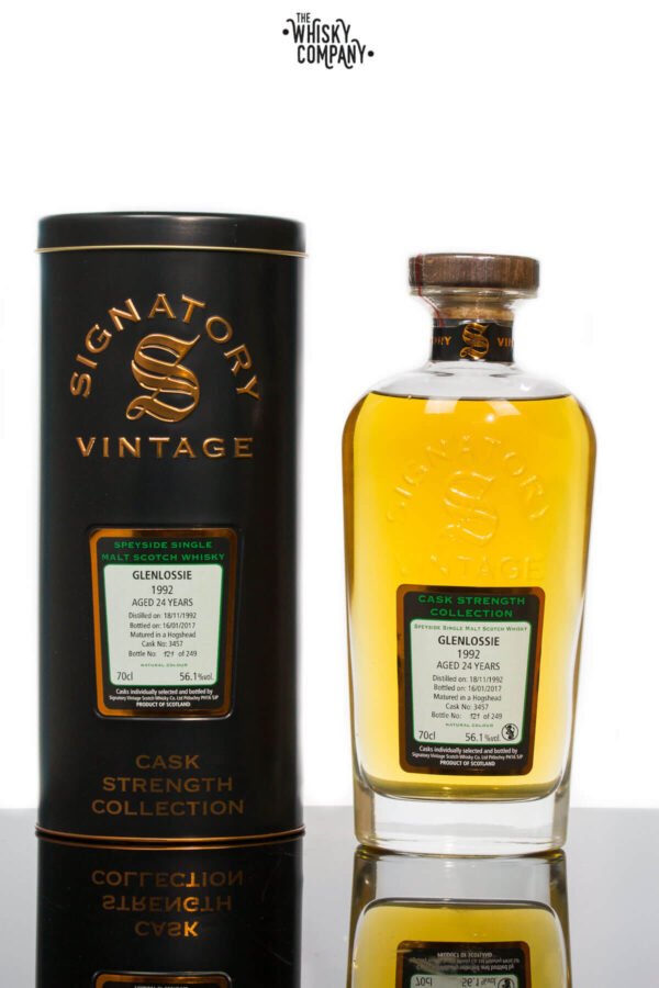 Glenlossie 1992 Aged 24 Years Old (cask 3457) Single Malt Scotch Whisky – Signatory Vintage (700ml)
