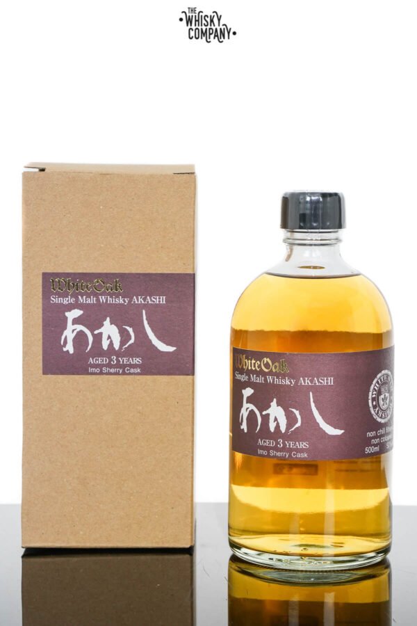 Akashi White Oak 3 Years Old Japanese Single Malt Whisky – IMO Sherry Cask Matured (500ml)