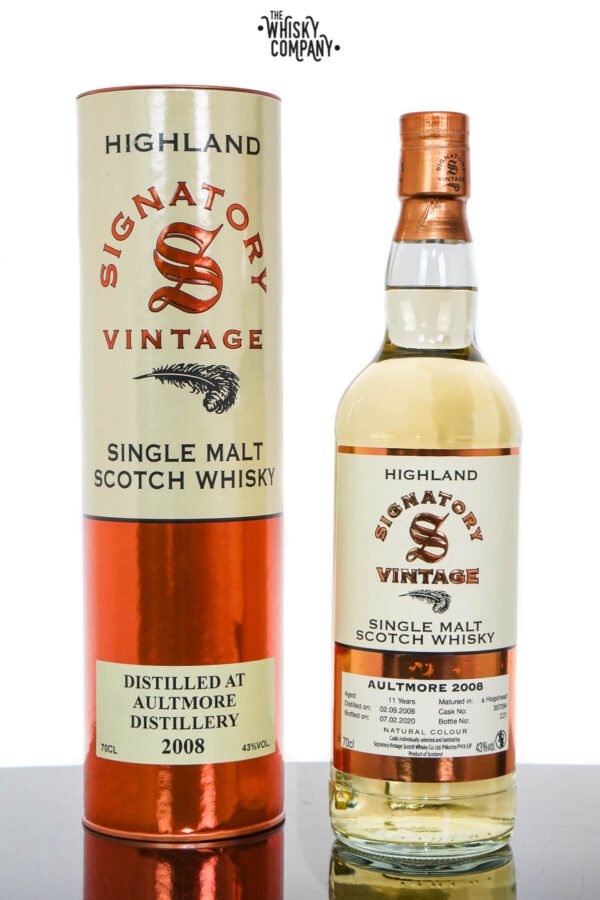 Aultmore 2008 Aged 16 Years Highland Single Malt Scotch Whisky – Signatory Vintage (700ml)