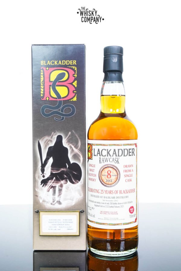 Balblair 2012 Aged 8 Years Single Malt Scotch Whisky – Blackadder Raw Cask 3232 (700ml)