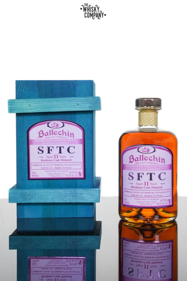 Ballechin 2007 SFTC Aged 17 Years Bordeaux Cask Matured Single Malt Scotch Whisky (500ml)