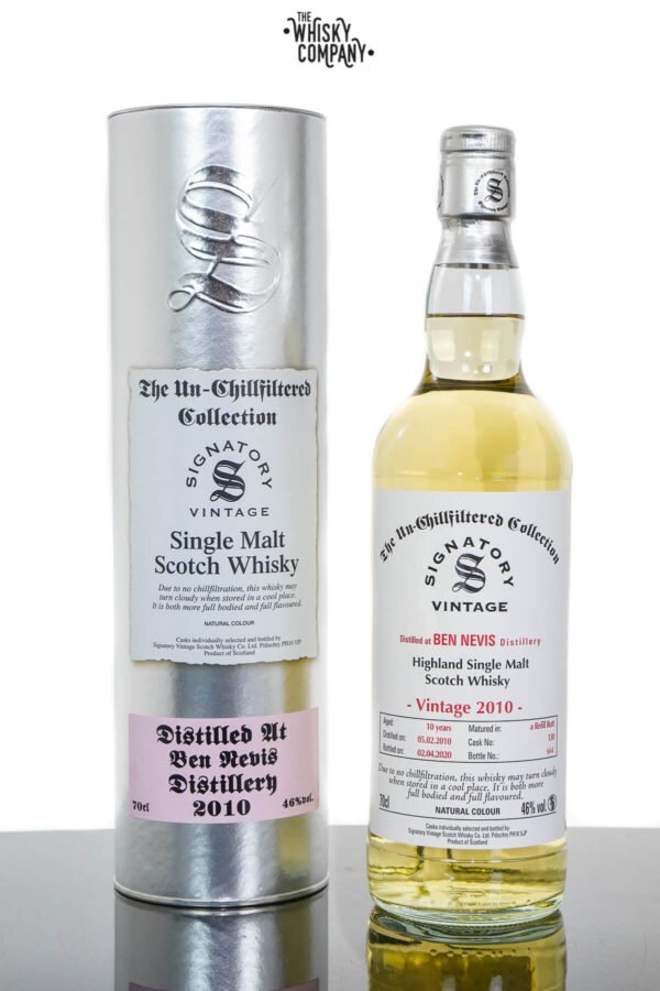 Ben Nevis 2010 Aged 10 Years Highland Single Malt Scotch Whisky – Signatory Vintage (700ml)