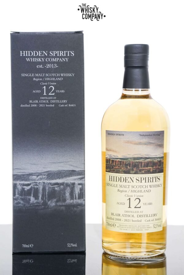 Blair Athol 2008 Aged 12 Years Highland Single Malt Scotch Whisky – Cask #BA821 Hidden Spirits (700ml)