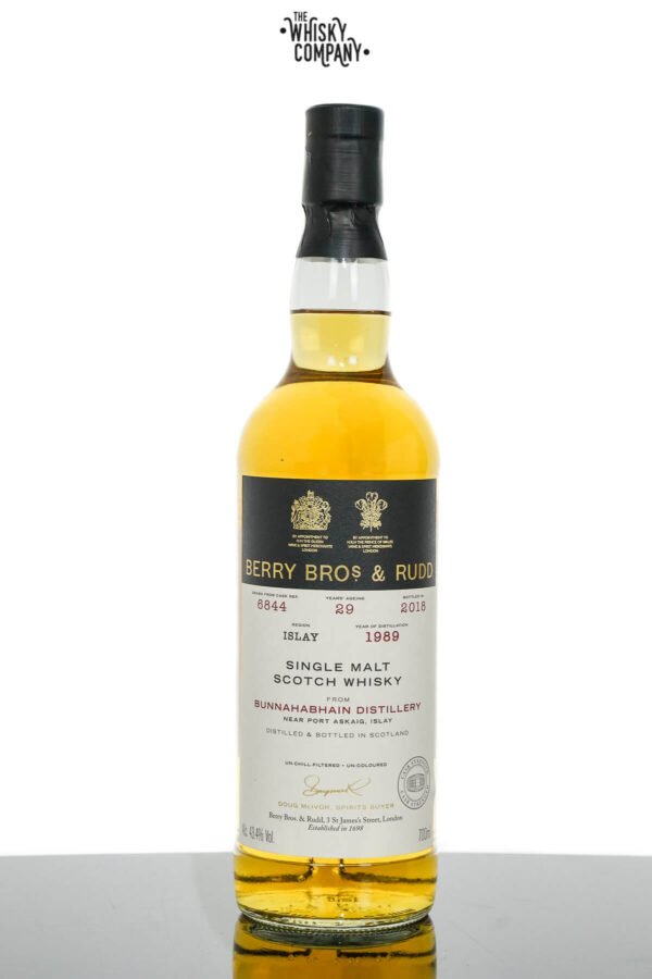 Bunnahabhain 1989 Aged 29 Years Single Malt Scotch Whisky – Berry Bros. & Rudd (700ml)