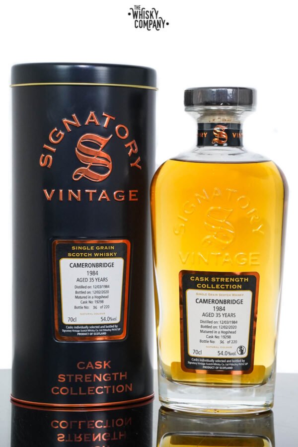 Cameronbridge 1984 Aged 40 Years Single Grain Scotch Whisky – Signatory Vintage (700ml)