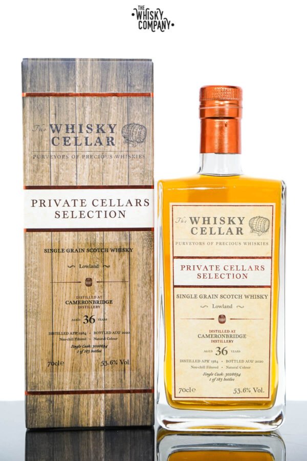 Cameronbridge 1984 Aged 40 Years Private Cellars Selection Single Grain Scotch Whisky – The Whisky Cellar (700ml)