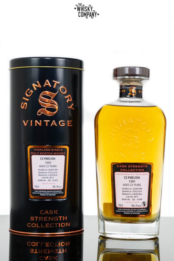 Clynelish 1995 Aged 23 Years Single Malt Scotch Whisky – Signatory Vintage (700ml)