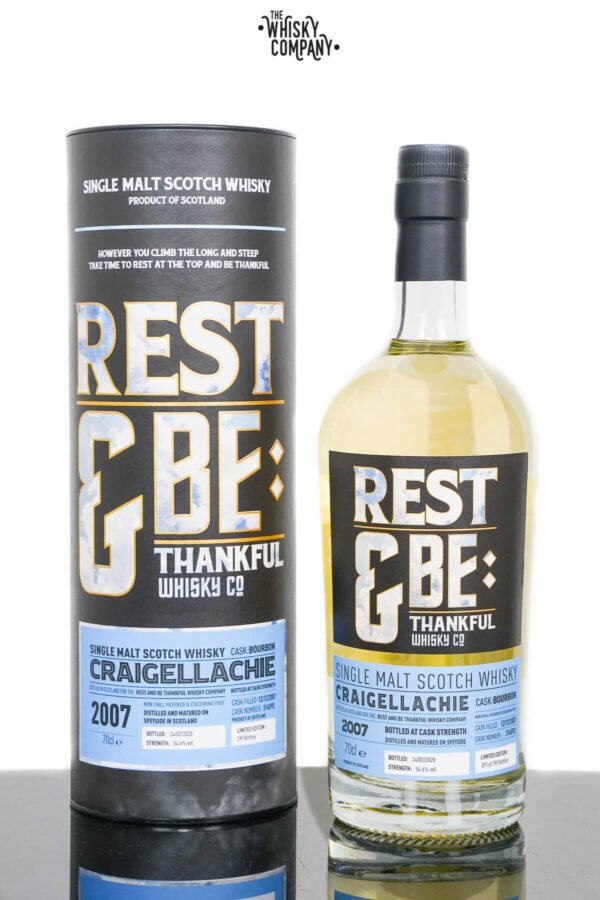Craigellachie 2007 Aged 17 Years Old Single Malt Scotch Whisky – Rest and Be Thankful (700ml)