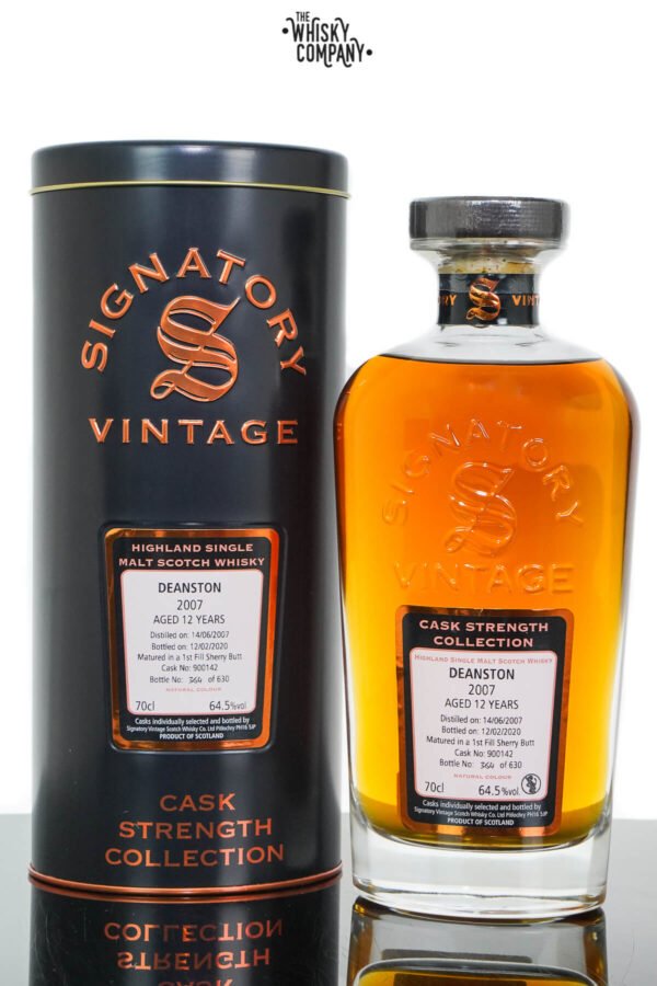 Deanston 2007 Aged 17 Years Cask Strength Single Malt Scotch Whisky – Signatory Vintage (700ml)