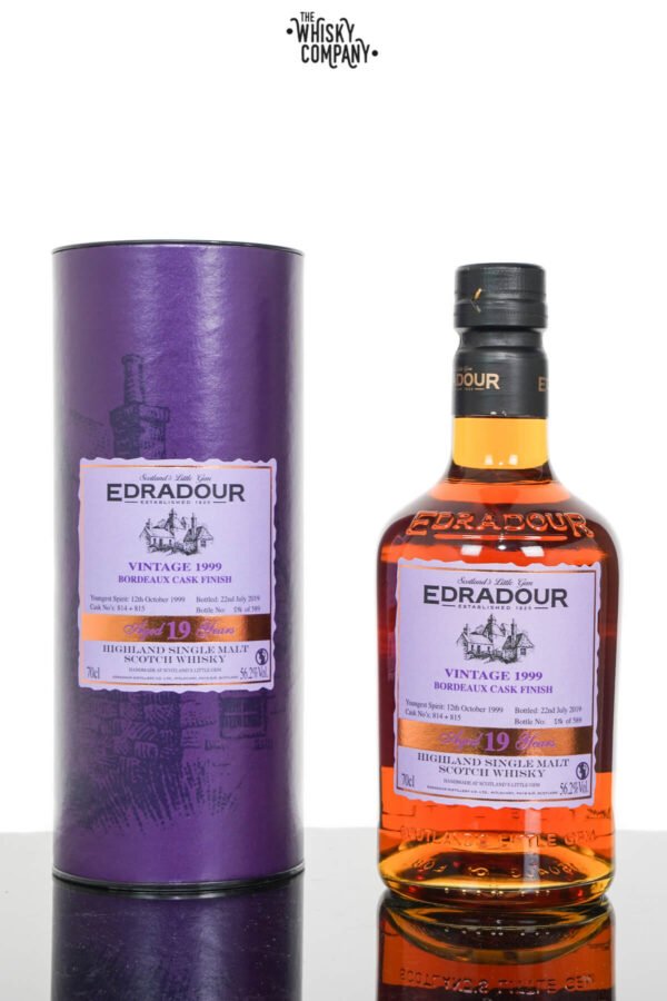 Edradour 1999 Aged 25 Years Bordeaux Cask Finish Highland Single Malt Scotch Whisky (700ml)