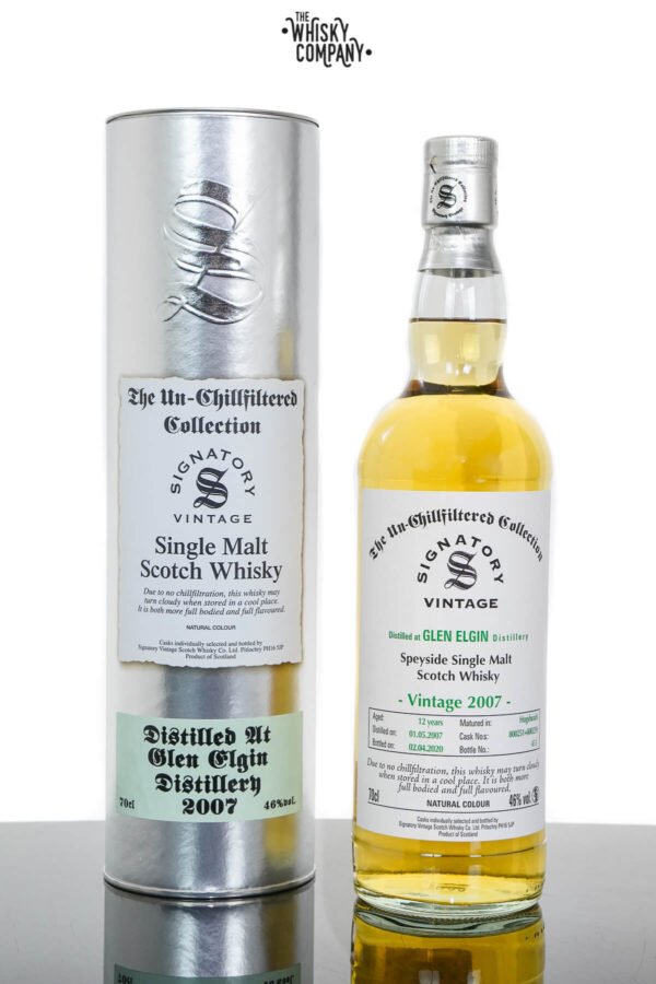 Glen Elgin 2007 Aged 17 Years Speyside Single Malt Scotch Whisky – Signatory Vintage (700ml)