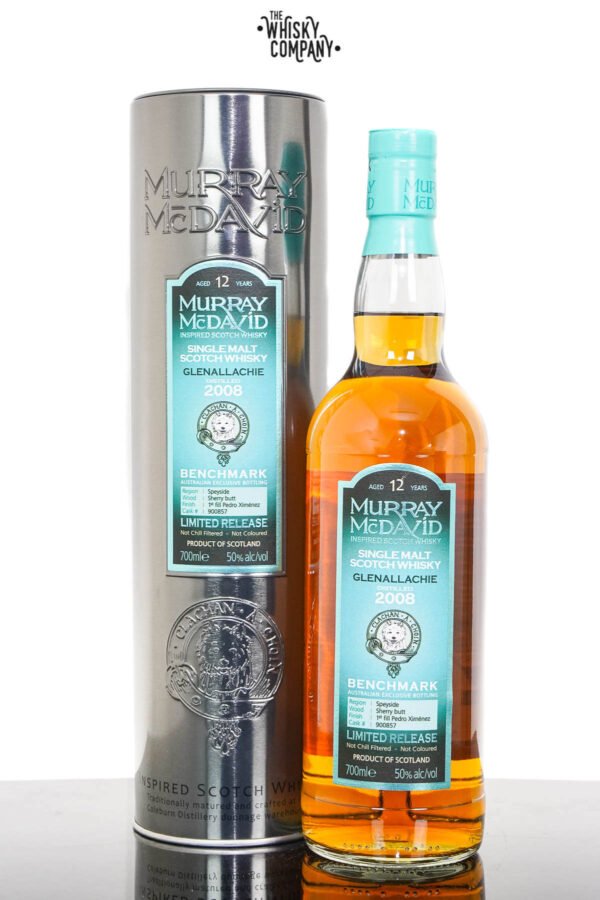 Glenallachie 2008 Aged 12 Years The Whisky Company Exclusive Speyside Single Malt Scotch Whisky – Murray McDavid (700ml) – Damaged Packaging