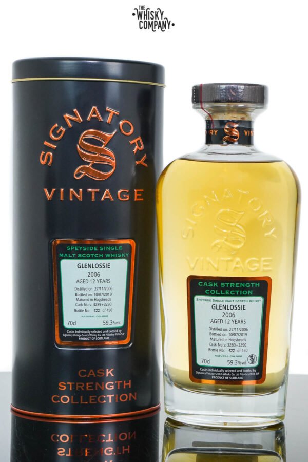 Glenlossie 2006 Aged 16 Years Cask Strength Single Malt Scotch Whisky – Signatory Vintage (700ml)