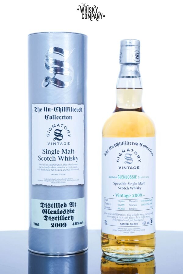 Glenlossie 2009 Aged 13 Years Single Malt Scotch Whisky – The Un-Chillfiltered Collection By Signatory Vintage (700ml)
