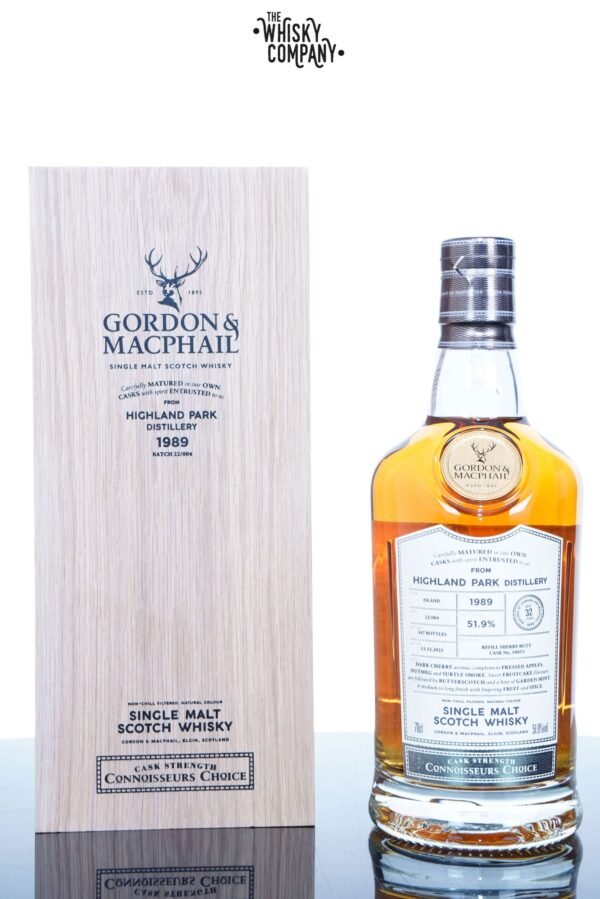 Highland Park 1989 Aged 32 Years Connoisseurs Choice Single Malt Scotch Whisky – Gordon & MacPhail (700ml)