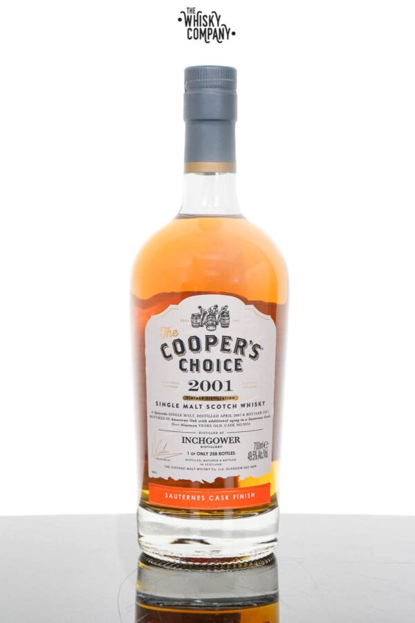 Inchgower 2001 Aged 23Years Speyside Single Malt Scotch Whisky – The Cooper’s Choice (700ml)