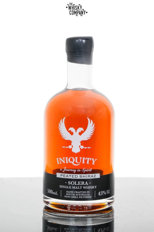 Iniquity Solera Peated Shiraz Australian Single Malt Whisky (500ml)