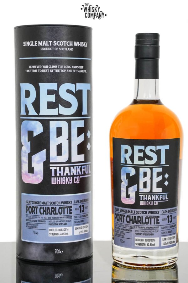 Port Charlotte 2002 Aged 22 Years Single Malt Scotch Whisky – Rest & Be Thankful (700ml)