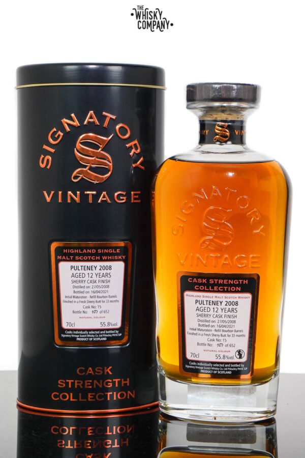 Pulteney 2008 Aged 12 Years Highland Single Malt Scotch Whisky – Signatory Vintage (700ml)