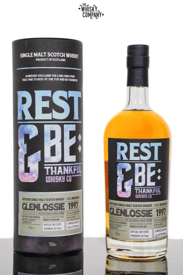 Glenlossie 1997 Aged 27 Years Single Malt Scotch Whisky – Rest and Be Thankful (700ml)