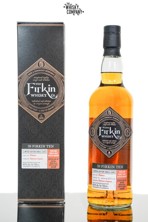 Royal Brackla 2008 Aged 10 Years Madiera Cask Single Malt Scotch Whisky – Firkin Whisky Co. (700ml)
