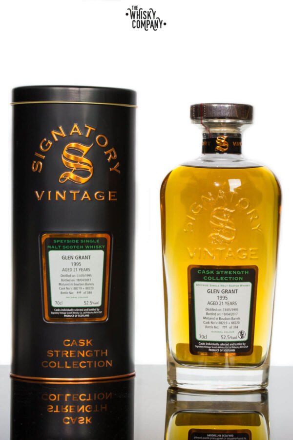 Glen Grant 1995 Aged 21 Years Single Malt Scotch Whisky – Signatory Vintage (700ml)