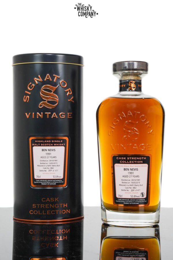 Ben Nevis 1991 Aged 33 Years Single Malt Scotch Whisky – Signatory Vintage (700ml)