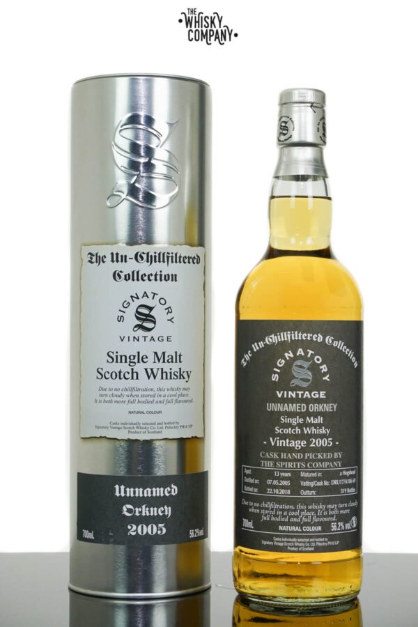 Unnamed Orkney 2005 Aged 13 Years Single Malt Scotch Whisky Australian Exclusive  – Signatory Vintage (700ml)