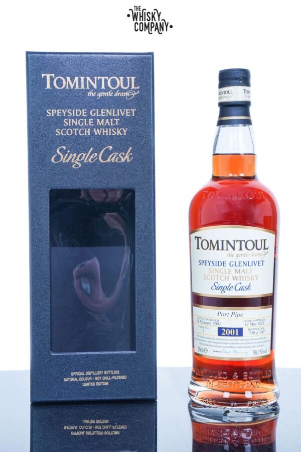 Tomintoul 2001 Aged 20 Years Speyside Single Cask Single Malt Scotch Whisky – Cask No. 1 (700ml)