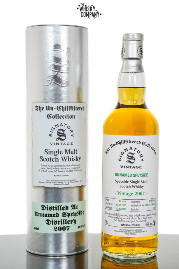 Unnamed Speyside 2007 Aged 17 Years Single Malt Scotch Whisky – Signatory Vintage (700ml)