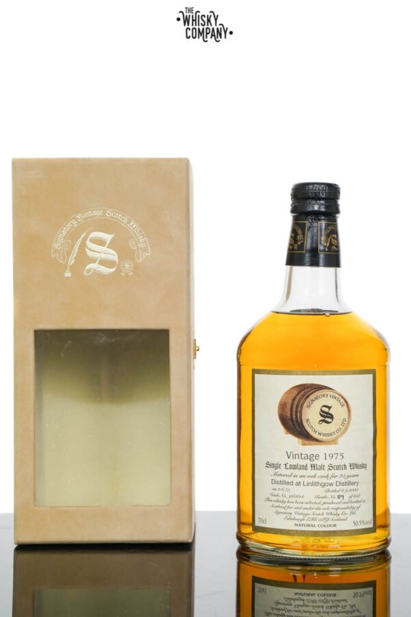 Linlithgow Distillery 1975 Aged 49 Years Single Malt Scotch Whisky – Signatory Vintage (700ml)